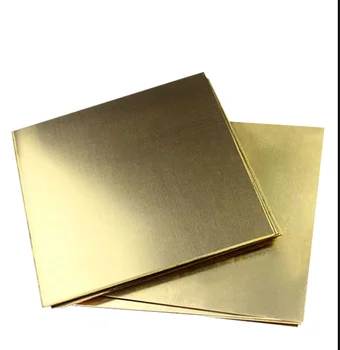 0.8mm 1mm 2mm 3mm 5mm H62 Pure brass plate brass sheet brass board size optional 100x100mm 200x200mm 300x300mm