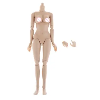 1/6-аз съм Скала за Непрекъсната Женското Тяло Фигурка Действия за Нормална Кожа за Кукли TTM18 TTM19,