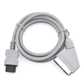 1 бр./10 бр 1.8 m EU/US версия на Plug Scart Кабел на Видео HD HDTV Кабел за конзолата Wii Кабел
