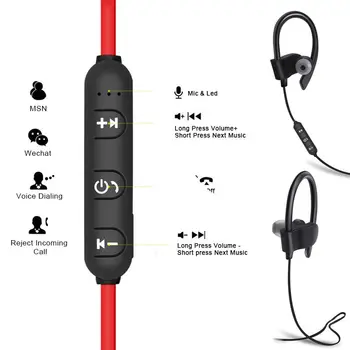 1 чифт Безжични Слушалки с Безжични Слушалки Bluetooth 4.1 Sweatproof Sport Gym Слушалки Стерео слушалки Слушалки