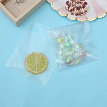 100 Бр. Пластмасови Опаковки Прозрачен Dot Ziplock Опаковки За Храни Свежо Съхранение Прахоустойчив Еднократна Употреба Candy 