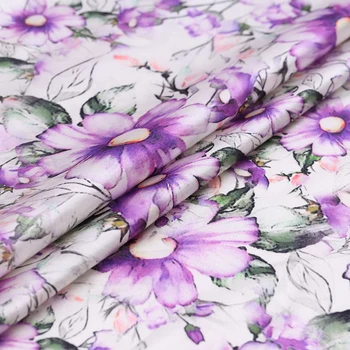 108 см ширина естествена коприна тъкани м 19 мм цифров мастилено-струйни коприна участък сатен плат покривка риза коприна плат за рокли плат