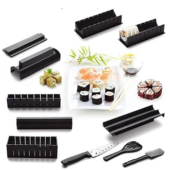 10шт САМ Sushi Maker Making Sushi Tools богат на функции Мухъл Ориз, Мухъл Японски Производител на Суши