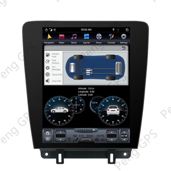 12.1 Инча 1Din Радио GPS Навигация За Ford Mustang 2010-Tesla Стил Кола DVD Плеър с Android Радио Мултимедия Кола Стерео