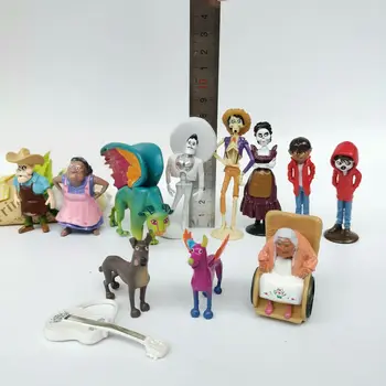 12 бр./компл. Диснеевские Анимационни Филми Coco Аниме Action Figure Model Toy Cartoon Desktop Decoration Декор Collection Toy For Children