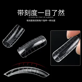 12 Размери x10PCS Фалшиви Нокти на Модела Съвети, С мащаба на Speedy UV Nail Crystal Extension False Нокти Множество Модел Маникюр, 10 Стилове