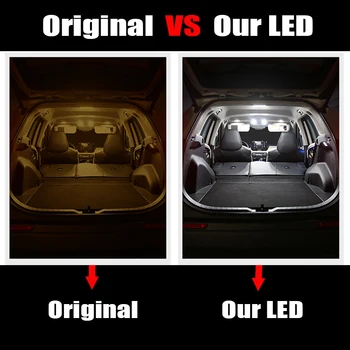 2 елемента F28cm Car LED Interior Light For Audi TT MK1 Error Free WhiteCeiling Bulbs Kit Fit Map Dome License Plate Lamp