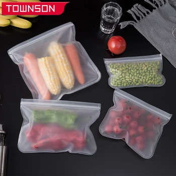 2 ЕЛЕМЕНТА ЕВА многократно чанта за консервиране на хранителни продукти, Чанта, опаковки за храни, Зеленчуци, плодов запечатан плик хранително-вкусовата хладилник чанта за съхранение