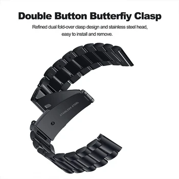 20 ММ Въжета От Неръждаема Стомана За Xiaomi Huami Amazfit GTS 2/GTS2 Mini Smart Watch Band Метални Гривни За Amazfit Bip S/U Bip