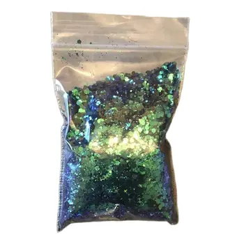 (20121-1) 050g Glitter Package 1 bag color преместване Glitters GLITTER 💜 ХАМЕЛЕОН COLOR SHIFT CHANGE БУЦИ GLITTER NAIL