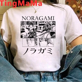 2021 Hot Japanese Аниме Noragami Graphic Tees Women Kawaii Summer Tops Cartoon Yato T Shirt Смешни Harajuku Unisex T-shirt Female