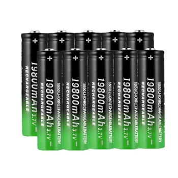 2021 Нов 18650 литиево-йонна батерия от 19 800 mah акумулаторна батерия от 3.7 На за led фенерче фенерче или електронни устройства batteria