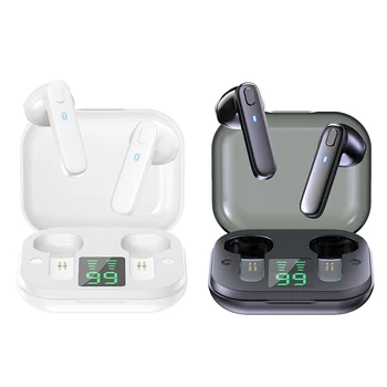 2021 Нов TWS Безжична Bluetooth 5.0 Слушалки R20 LED Air Ear Слушалки се Използват Шушулките Отделно Независимо Парна баня Слушалки ГОРЕЩА