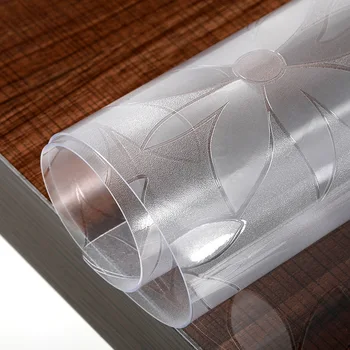 2021 Нов Творчески 1,0 мм Дебелина на Pvc Прозрачен Мек Стъклен Покривка на Правоъгълна Маса с Мат Кухня Маслостойкий Маса Обхваща Текстил