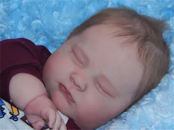 23 inch reborn toddler kit Sleeping Joseph Реалистичен Винил Небоядисана Непълни Част Кукла направи си САМ Blank Кукла Kit