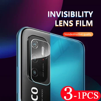 3-1бр защитна Камера за Xiaomi Pocophone F1 POCO F2 F3 X3 GT M2 M3 pro X2 C3 Обектива на Камерата Фолио за Стъкло протектор на екрана на телефона