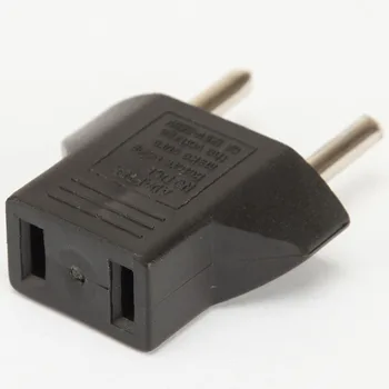 3 бр./лот US to EU Plug Outlet Travel Charger Power Socket Adapter USA To Europe, European Regulation Charging Converter Plug