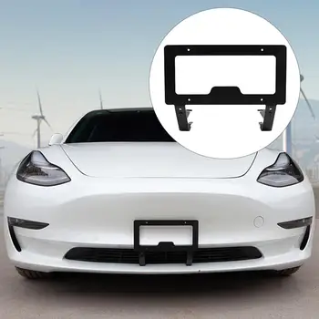 30см х 26см х 7.5 см-Часова регистрационен номер на Безразрушителен Водоустойчива устойчива на износване на Притежателя на автомобилната бележки от Алуминиева сплав за Tesla 3