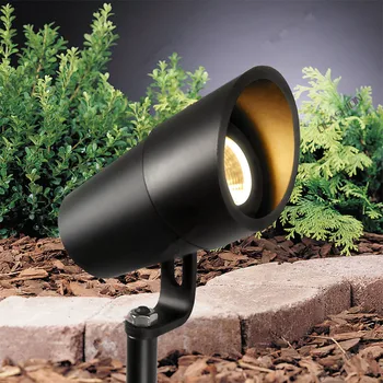 3W LED COB Garden Spot Bulb Outdoor Lighting Спайк Lawn Light Водоустойчив Път Озеленяване Прожектор 12V-24V Регулируеми, с монтиран на стената Лампа