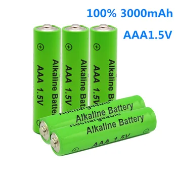 4-20 бр. Нов AAA Батерия 3000 ма 1.5 Алкални ААА акумулаторна батерия за дистанционно управление Играчка светлина Batery Безплатна доставка