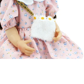 55 см цялото Тяло Силиконови Прероди Кукла Момиче Boneca Мек Винил Новородени Принцеса Bebe да се Играе у Дома Играчки