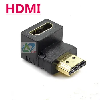 5pcs x HDMI Male to HDMI Female Кабелен Адаптер Конвертор Удължител Ъгъл 90 градуса за 1080P HDTV Адаптер за Hdmi