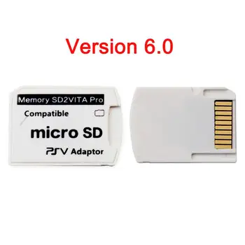6.0 версия SD2VITA Адаптер за Карта с Памет За PS Vita 1000 2000 3.65 Система, Без Карта Памет устойчив на абразия И Красив