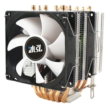 6 топлинна тръба CPU cooler Fan охлаждане 4pin led 2000PWM за lga 115x 1356 1366 fm2 серията am3 am4 x79 x99 2011 Cpu Процессорные фенове плача