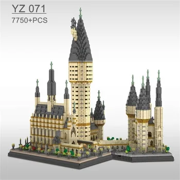 7750 бр.+ Магически Замък градивните елементи на Архитектурата Модел на Мини Строителни Тухли Играчки Аниме Подаръци за Деца YZ-071
