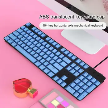ABS 108Pcs Ръчна Осветление Клавиатури Кепета Универсална Колона За Механична Клавиатура Cherry MX Ани