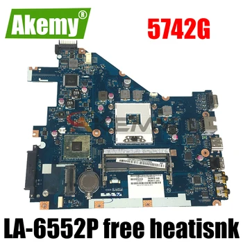 Akemy PEW71 LA-6582P за дънната платка на лаптоп Acer aspire 5742g repalce 5552 5552g LA-6552P free heatisnk