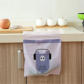Biodegradable Лесно Stick-On Trash Bag 15/30/60pcs Self Adhesive Bag with Сладко Pattern for Car Office Home Доставки TB