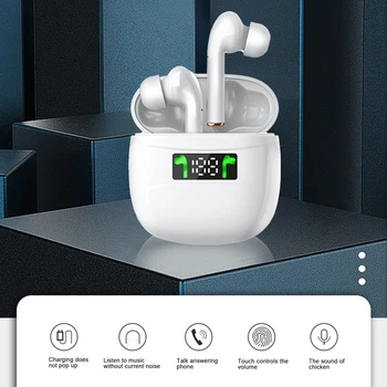 Bluetooth 5.0 Безжични Слушалки Ниска Консумация на енергия Слушалки TWS J3 PRO Слушалки с Дисплей на Храна