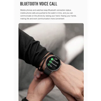 Bluetooth Smart Call Watch+Каишка +Слушалки/DIY Watchface Smartwatch С Отговор На Предизвикателството На Фитнес Тракер За Samsung IOS VS GW33 SG2