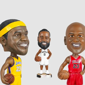 BYGLTY 20.5 cm Баскетбол Star Figures Кобе Hand-made James Curry Star souvenir е Resin Home Creative Decoration Figures Toys