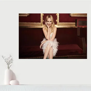 Custom Kylie Minogue Платно Живопис Home Room Wall Decoration Платно Плакати И Декоративни Картини