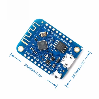 D1 Mini ESP8266 ESP-12 ESP-12F CH340G CH340 V2 USB WeMos WIFI Development Board D1 Mini NodeMCU Lua ИН Board 3.3 V