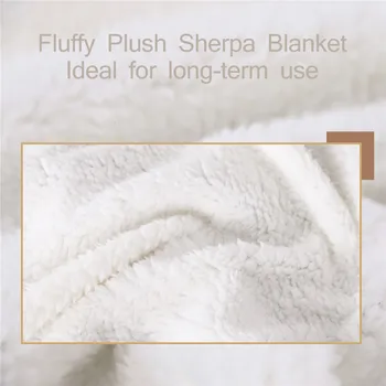 Dabi Колаж Хвърли Blanket Soft Sleeping Sherpa Backing Деца Момичета и Момчета for Christmas Gift on Sofa Bed Cartoon Blanket