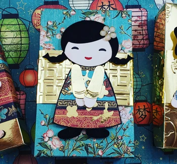 Die Cut METAL CUTTING УМИРА cut Chinese кукла spring girl Alinacraft Лексикон paper занаятите album card punch knife art кътър