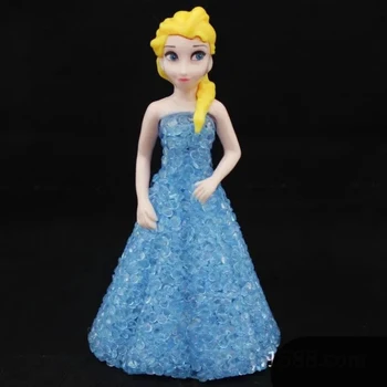 Disney Princess Elsa Anna Led Night Light Battery Детски Играчки Цветни Led Светлини Наклон Кристален Лампа Коледен Подарък За Рожден Ден