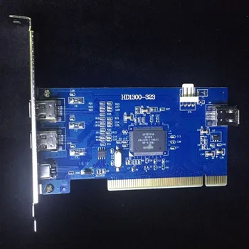 DV Digital Firewire PCI Аналогов Видео/Аудио IEEE-1394 Capture Card w/ 10SE Software