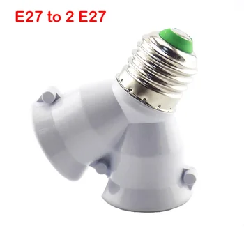 E27 to E14 to E12 GU10 B22 Адаптер За Преобразуване на Лампи на Притежателя LED Светлина База Гнездо Негорими Конвертор Лампи