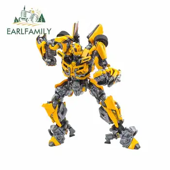 EARLFAMILY 13cm x 10.6 cm for Transformers Strong Bumblebee Car Stickers Motorcycle Decals Windshield Occlusion Дяволът RV Decal