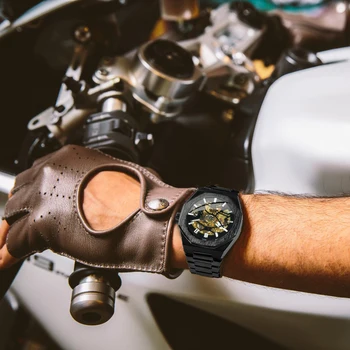 Forsining Steampunk Skeleton Watch for Men Автоматични механични Часовници Мъжки 2021 Top Brand Luxury Stainless Steel Clock Gift