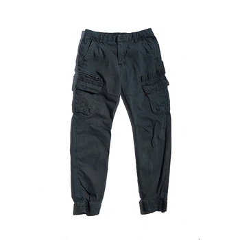 GlacialWhale Мъжки панталони Карго Мъжка Мода 2021 Нови Пътеки Мъжки Хип Хоп Японски улични панталони за Джогинг Панталони Цвят Каки За мъже