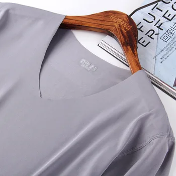 HCXY brand mens t-тениски 2020 Summer ice silk безпроблемна тениска с къс ръкав за мъже casual участък-мъжка тениска