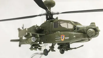 Italer plastimodelismo Ah-64d Apache Longbow Мащаб 1:72 Хеликоптер играчки Хеликоптер модел е миниатюрен макет метален самолет фигурки