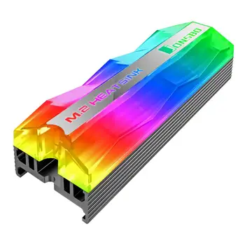 Jonsbo M. 2 SSD Heatsink Aluminum ARGB Adjustable Color M2 NVMe Heatsink NGFF 2280 Твърд Диск Радиатор Твърд Диск Охладител