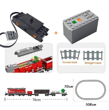 KAZI New City Train Power Function Building Block САМ Toys Tech high-tech Bricks For Children Compatible All Brands Rail Trein