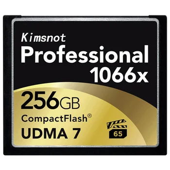 Kimsnot Professional CF Card 64GB 128GB 32GB 256GB Карта Памет с Компактен Флаш карти Compactflash 1066x UDMA7 Висока скорост 160 Mb/s